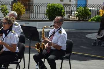 Muestra de artesanía y concierto de la Banda de Música de Telde (Foto Francisco Javier Santana/TA)